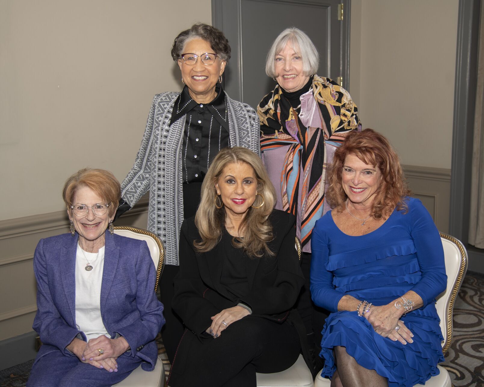 Front: Sheila Greenbaum, Pam Toder, Kathie Winter Back: Sherrill Jackson, Joni Karandjeff